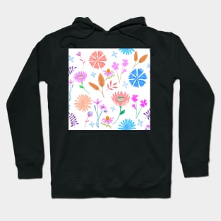 Wild flowers print Hoodie